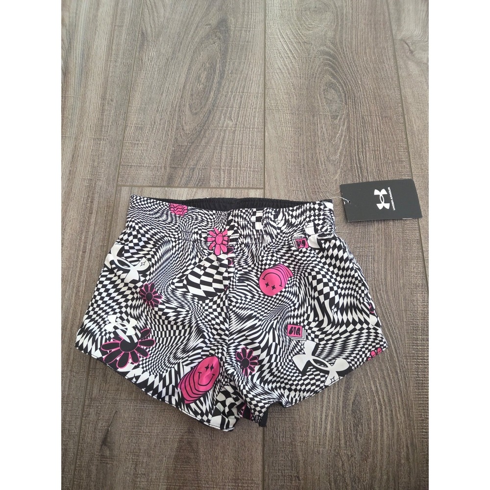 Under armour toddler‎ girl reversible shorts size 2t